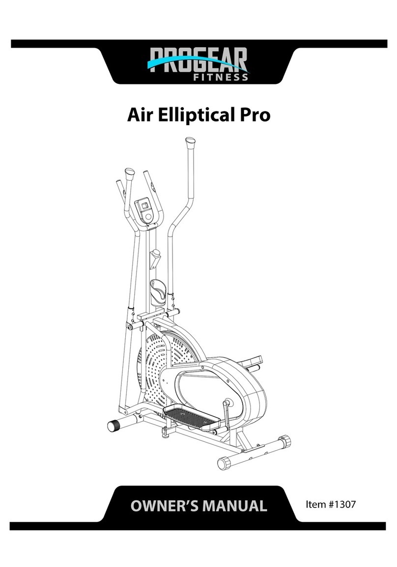 Progear Fitness Air elliptical pro 1307 owner's manual