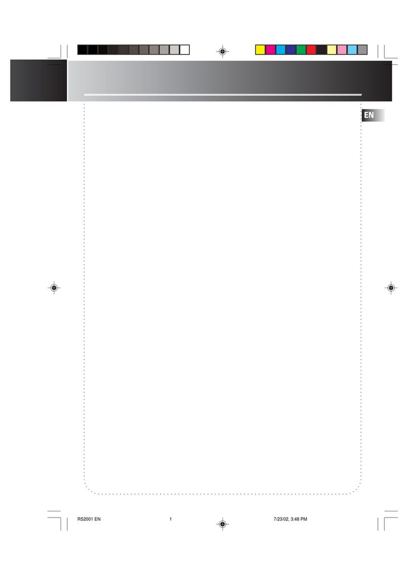 RCA RS2001 user manual
