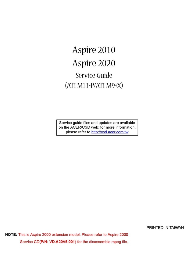 Acer Aspire 2010 User manual