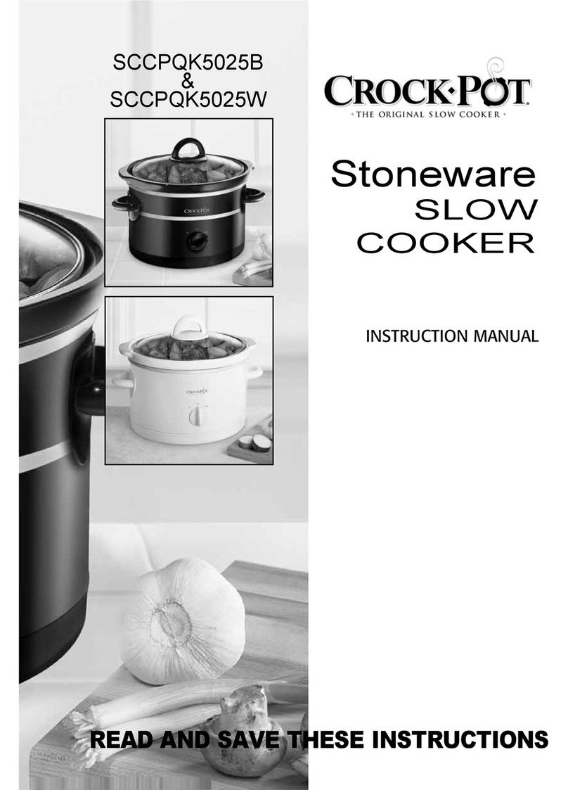 Crock-Pot SCCPQK5025B User manual