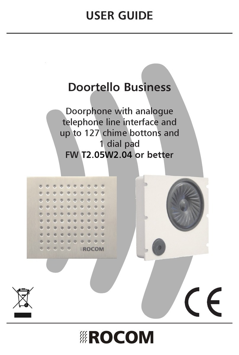 Rocom Doortello Business FW T2.05W2.04 User manual