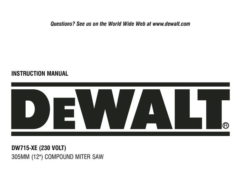DeWalt DW715-XE instruction manual