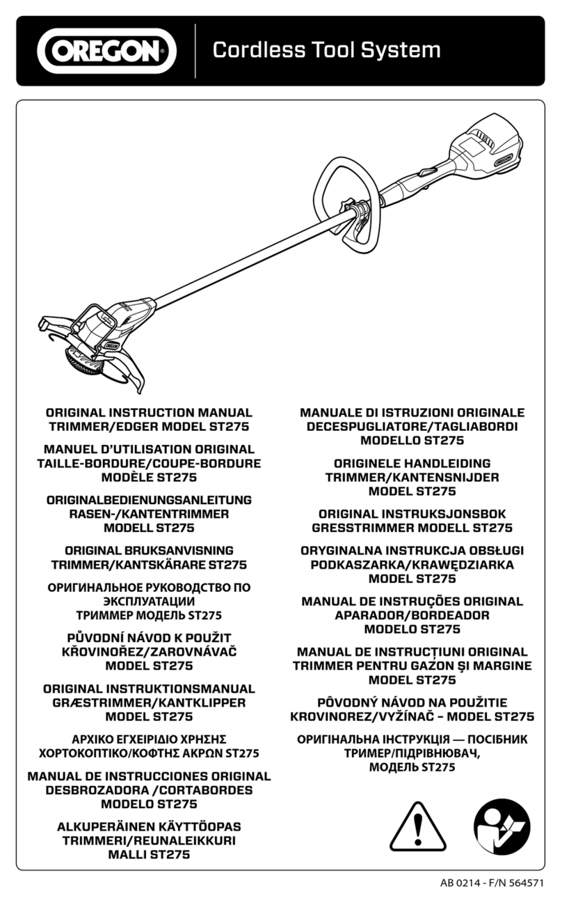 Oregon ST275 Original instruction manual