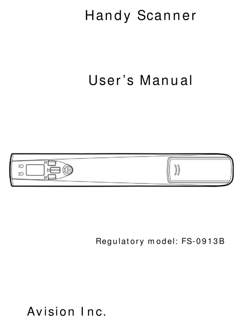 Avision FS-0913B User manual
