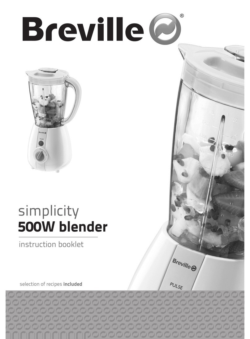 Breville Simplicity Instruction booklet