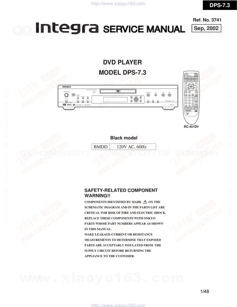 Integra DPS-7.3 User manual