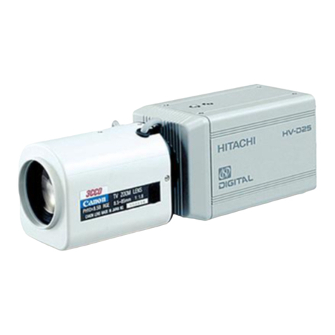 Hitachi HV-D25 User manual