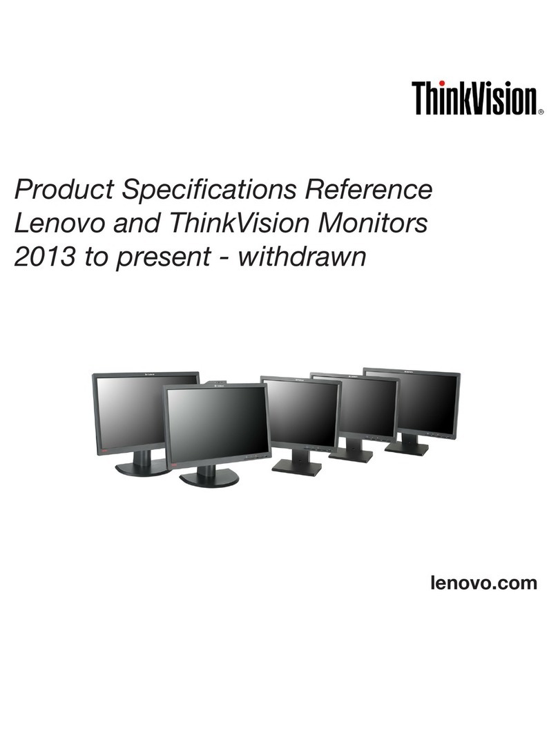 Lenovo ThinkVision Installation instructions