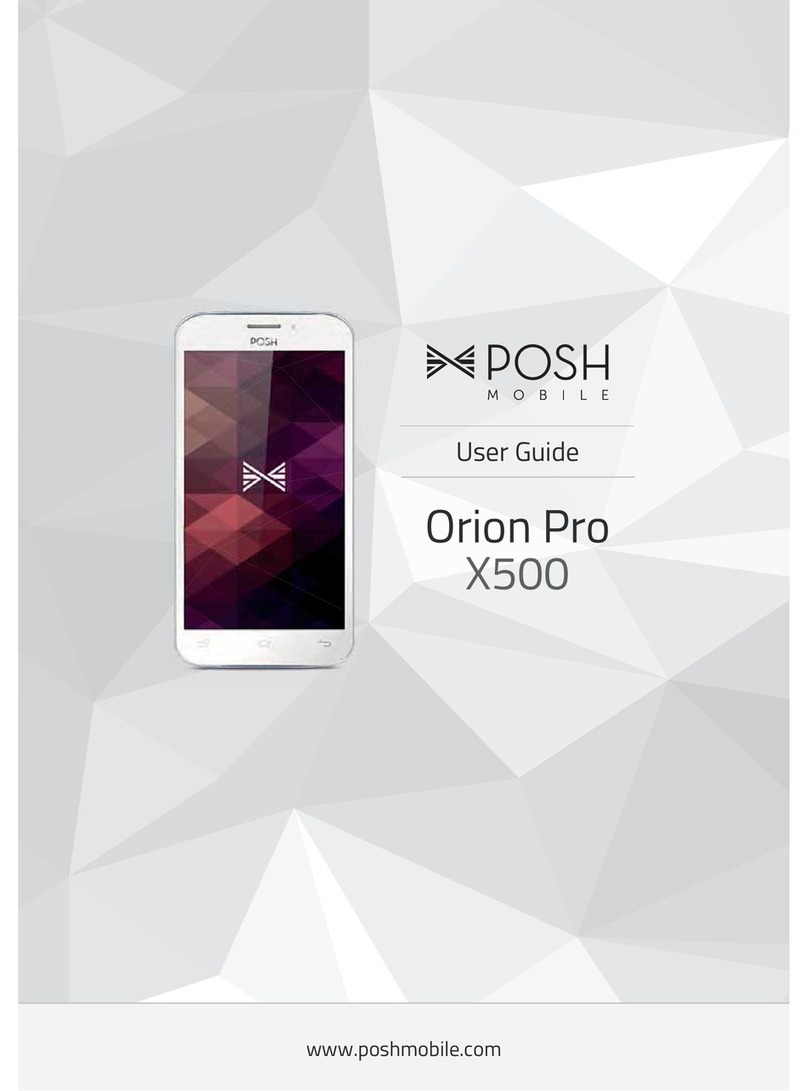 Posh Orion Pro X500 User manual