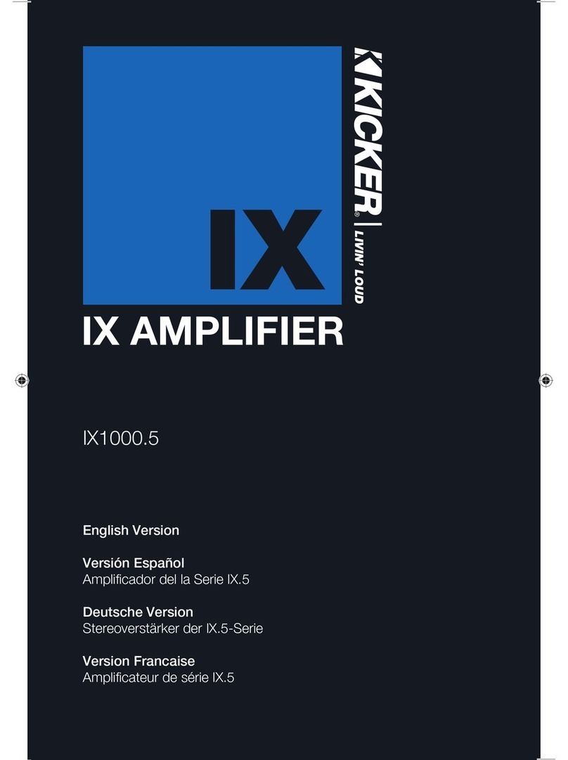 Kicker IX.5-SERIES User manual