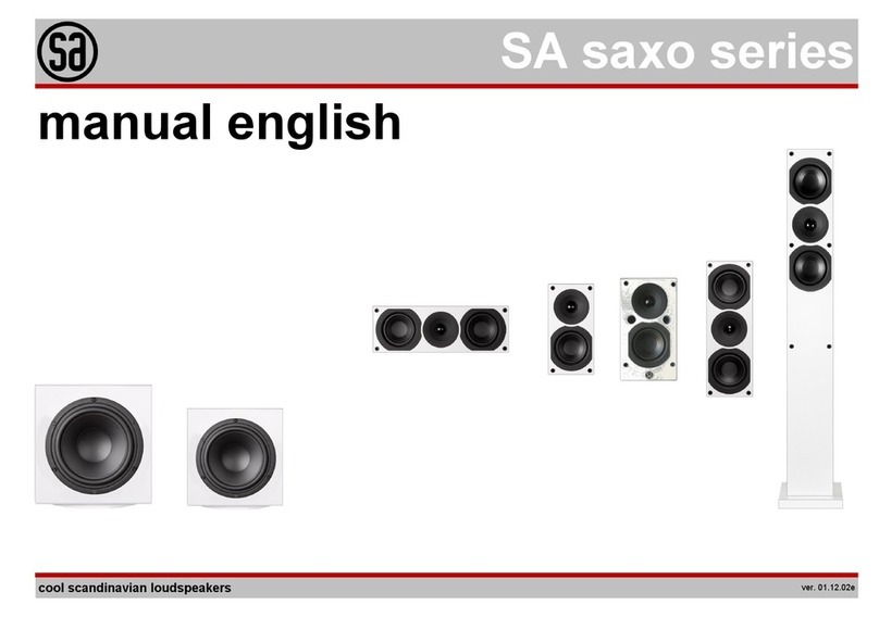 System Audio SA saxo 1 User manual