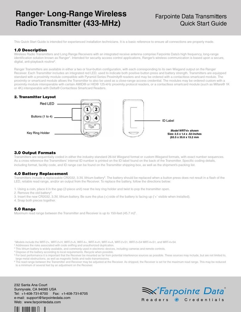 Farpointe Data Ranger quick start guide