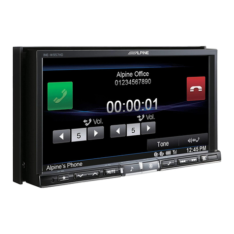 Alpine X009 User manual