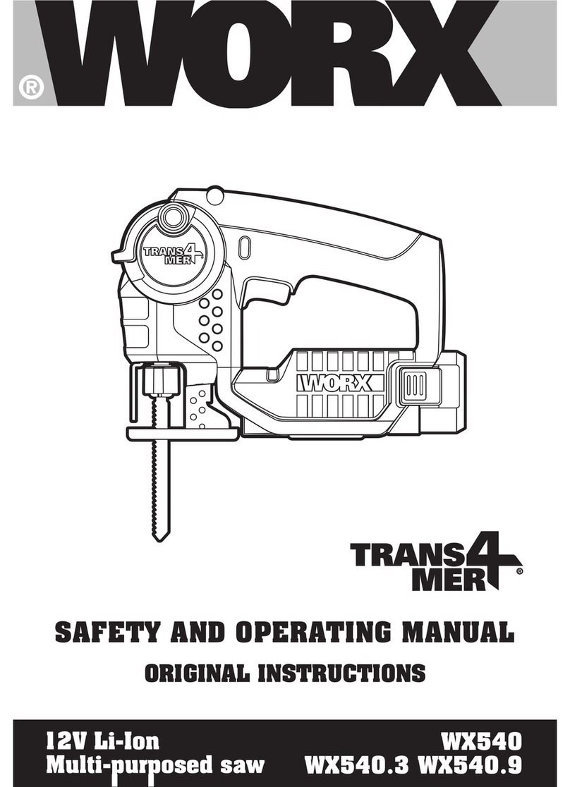 Worx WX540 Installation manual