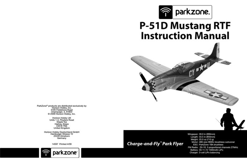 PARKZONE P-51D Mustang instruction manual