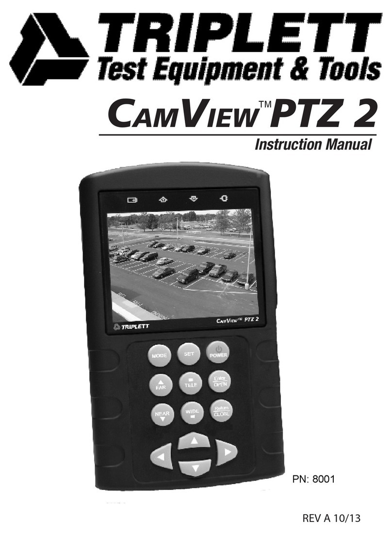 Triplett CamView PTZ 2 User manual
