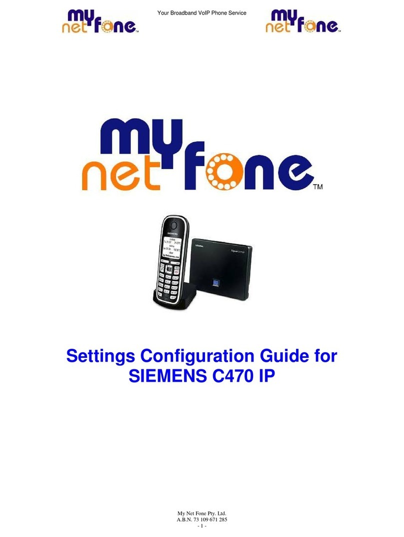 Siemens GIGASET C470 IP User manual