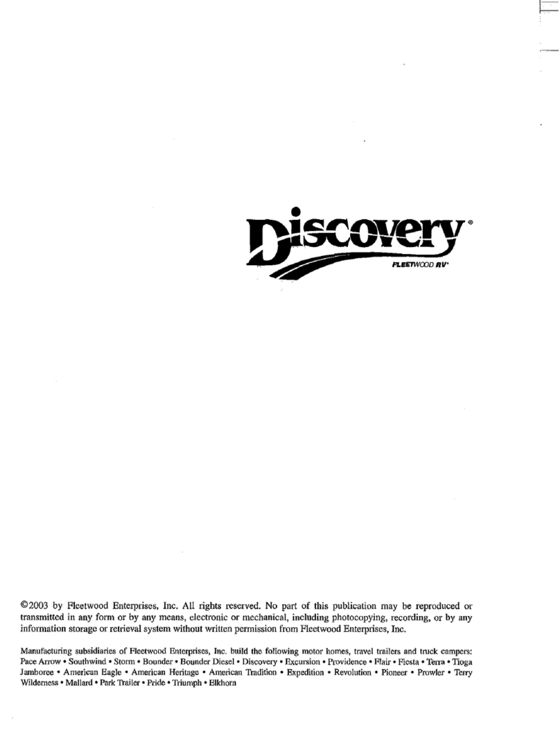 Fleetwood Discovery 2004 User manual