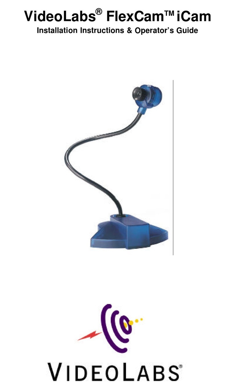 VideoLabs FlexCam iCam Installation instructions & operator's guide