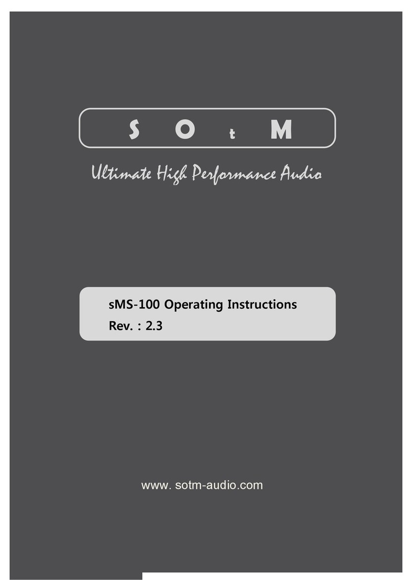 SOtM sMS-100 User manual