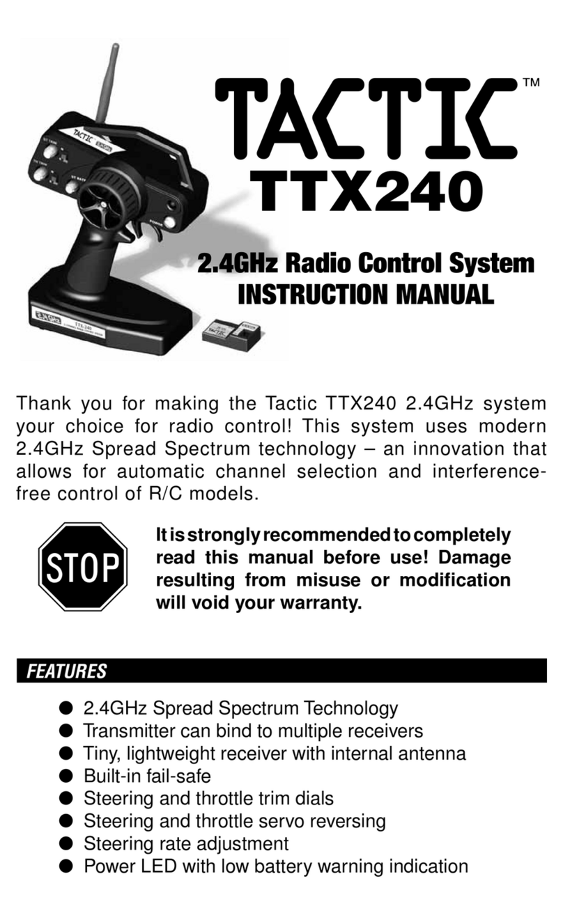 Tactic TTX240 instruction manual