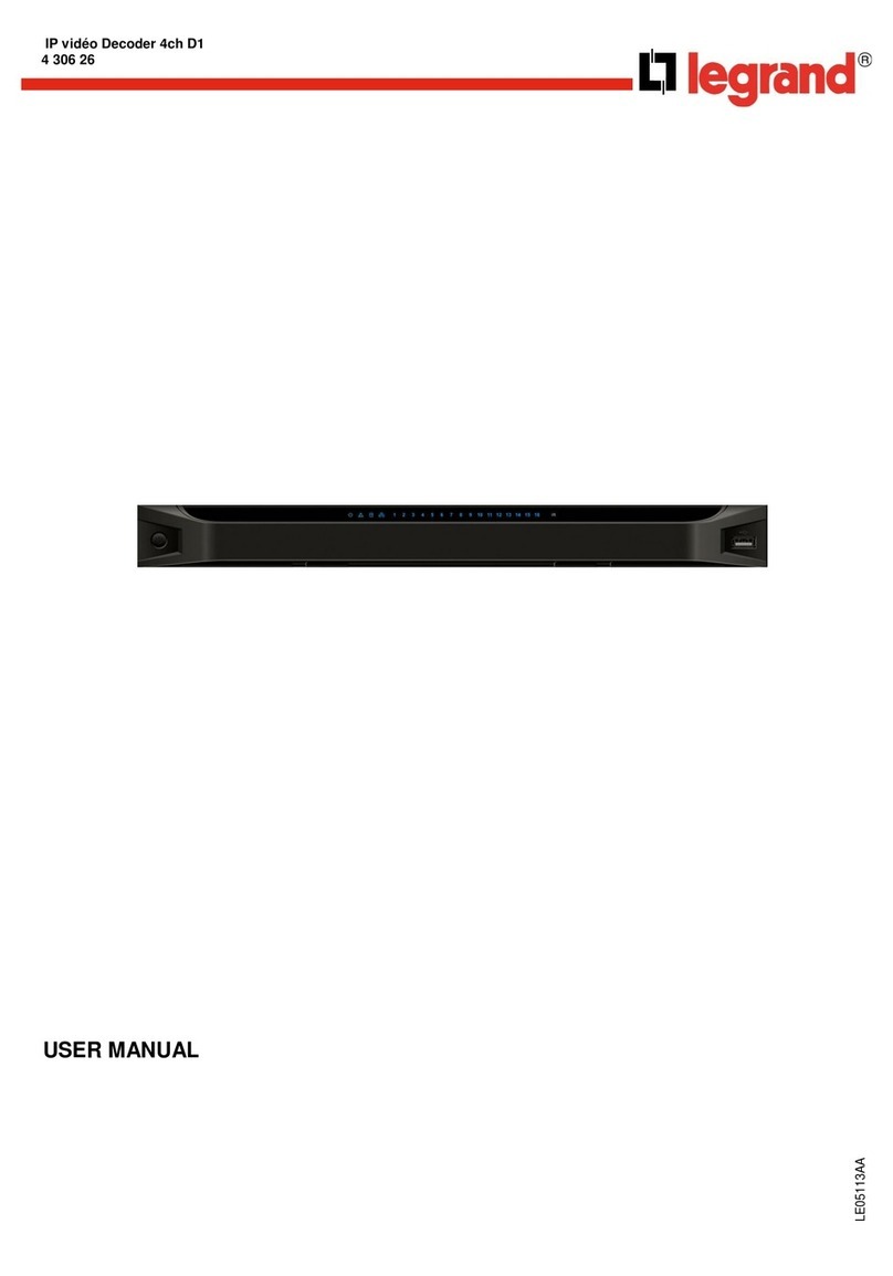 LEGRAND 4 306 26 user manual