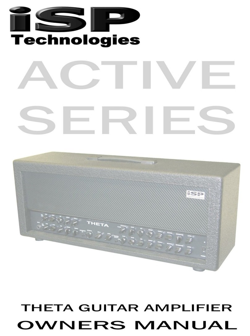 iSP Technologies Theta Active Series User manual