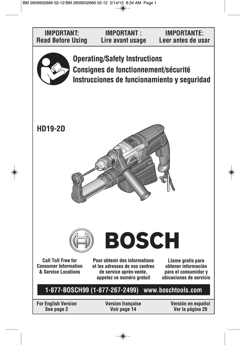 Bosch HD19-2D Assembly instructions