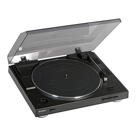 Sony PS-LX300USB - USB Stereo Turntable System Service manual