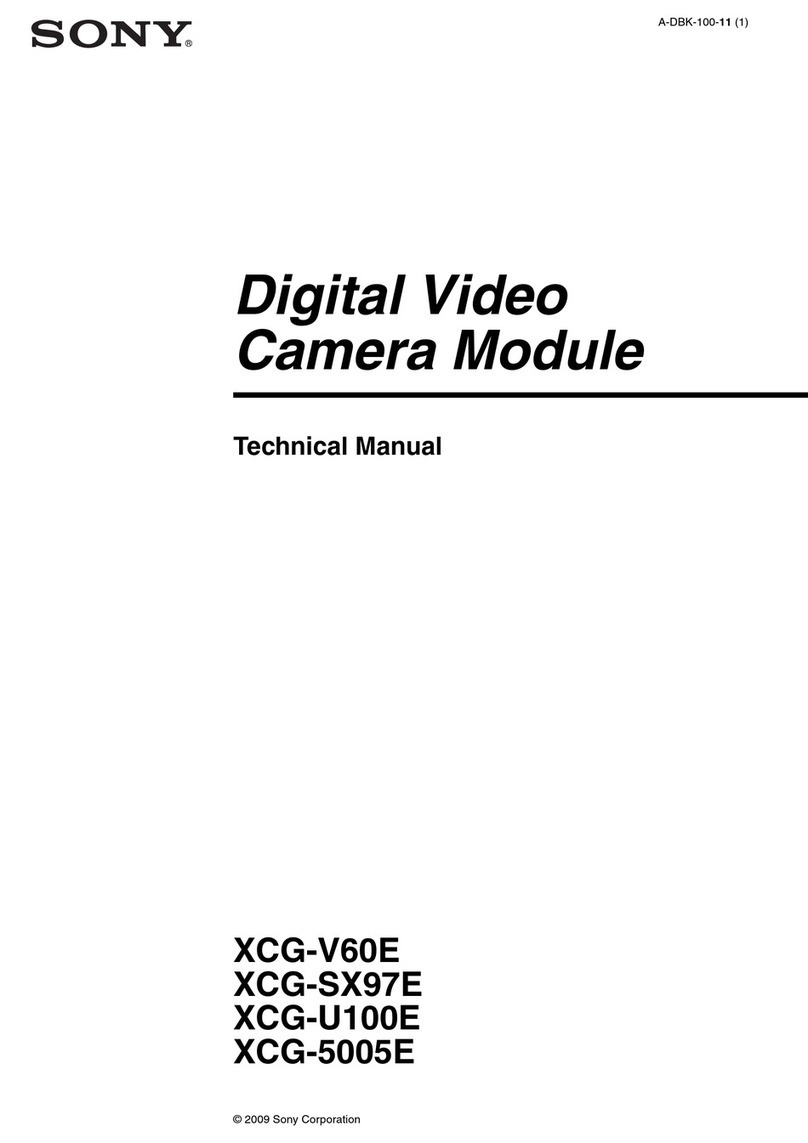 Sony XCG-V60E User manual