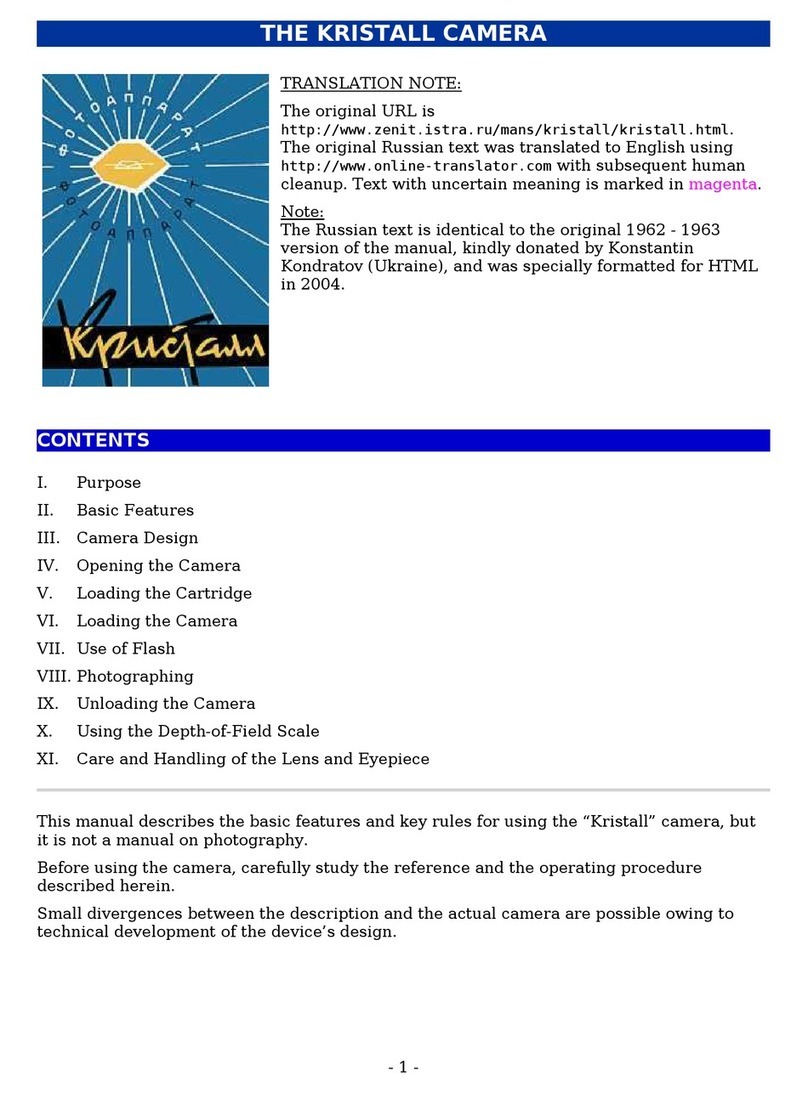 Kristall Camera user guide