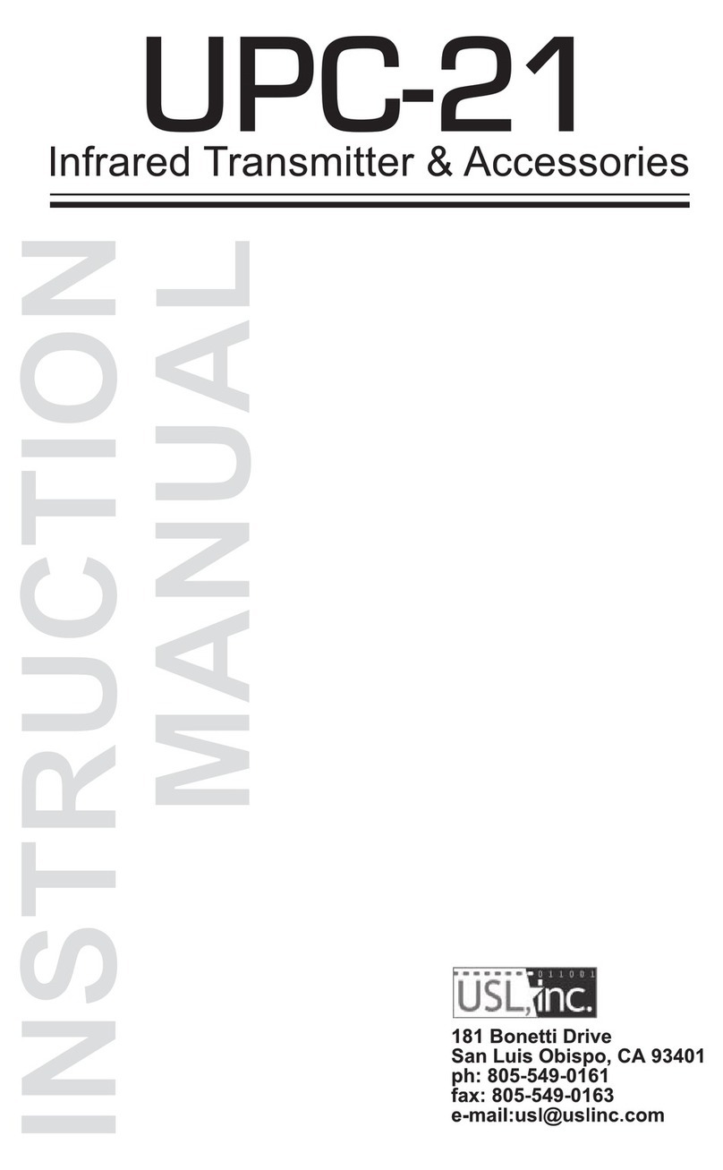 Usl UPC-21 instruction manual