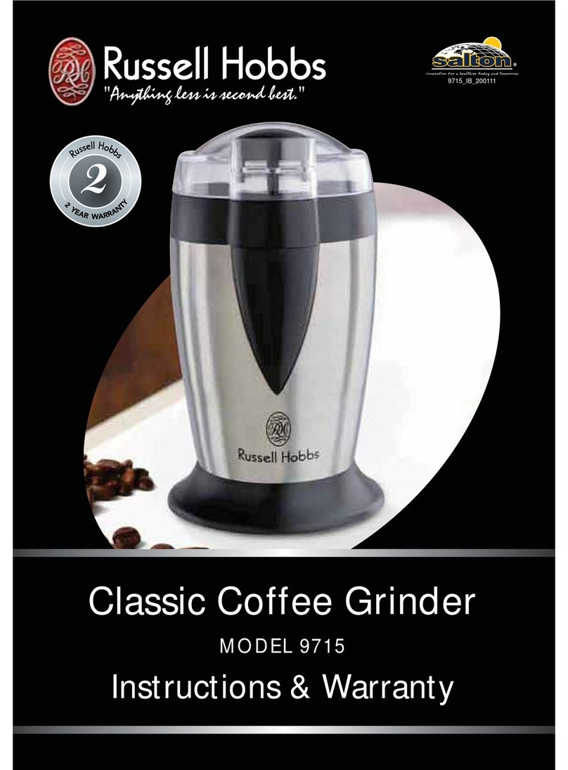 Russell Hobbs 9715 Instructions & warranty