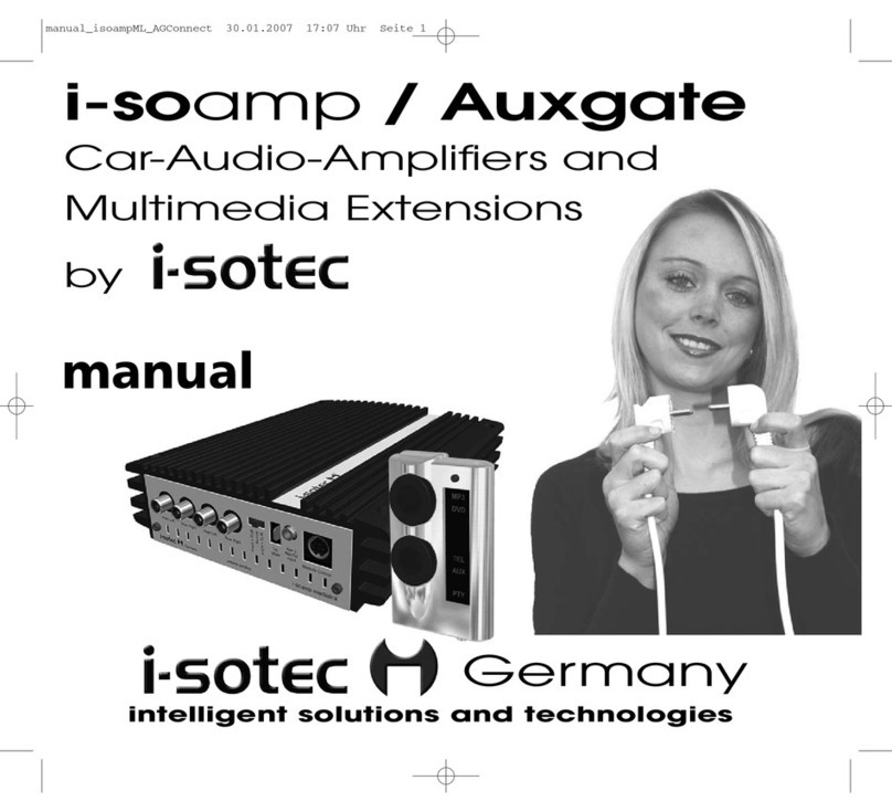I-Sotec i-soamp Manual guide