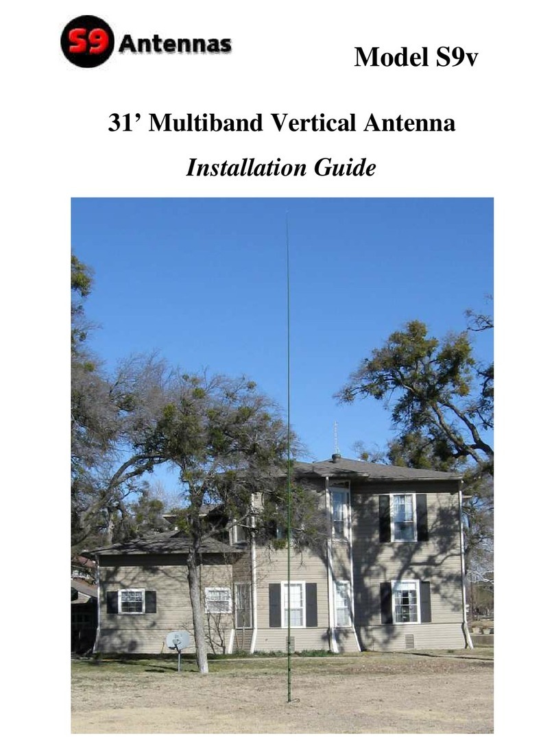 S9 Antennas S9v User manual