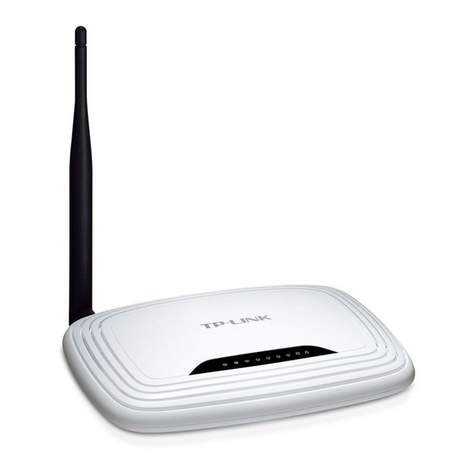 TP-Link TL- WR740N User manual