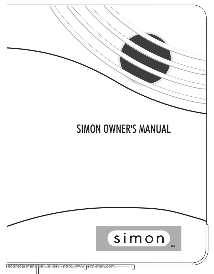 Simon Security System owner's manual