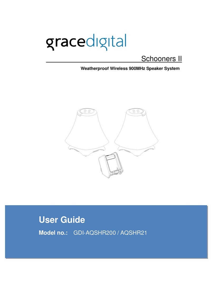 Grace Digital Schooners II GDI -AQSHR21 user guide