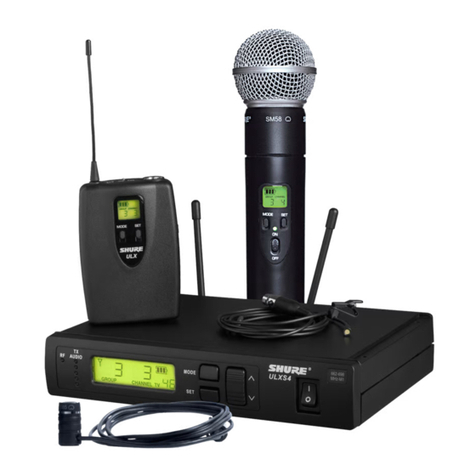 Shure ULX Wireless System user manual