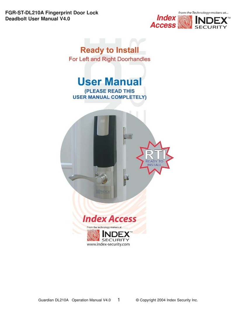 Index FGR-ST-DL210A user manual