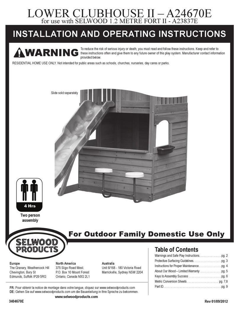 SELWOOD A24670E Installation and operating instructions SELWOOD A24670E Installation and operating instructions