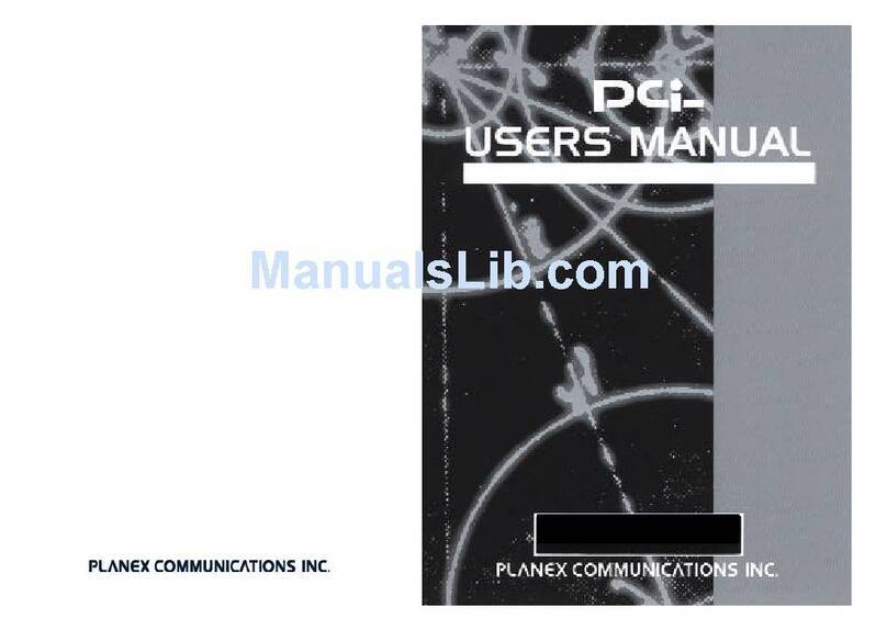 Planex FX-16NW User manual