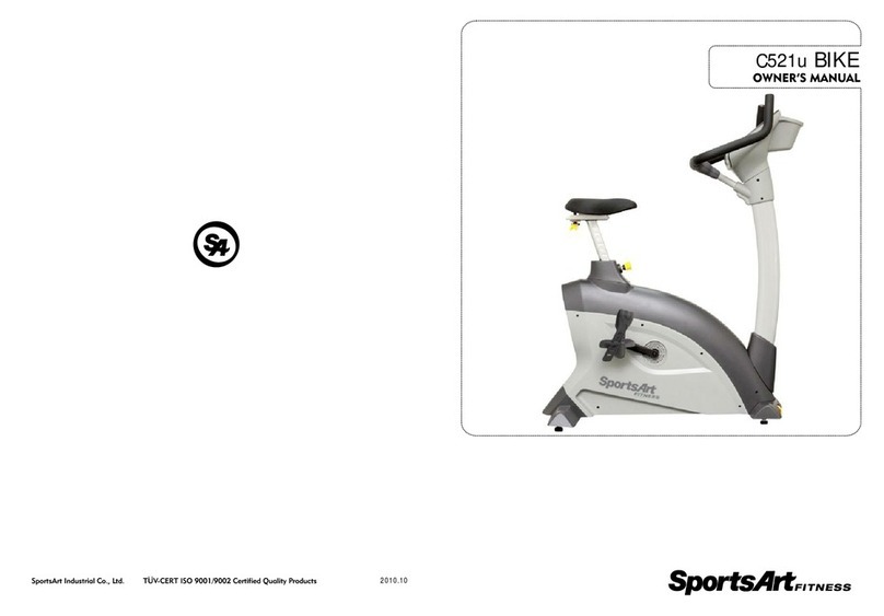 SPORTS ART C521u owner's manual