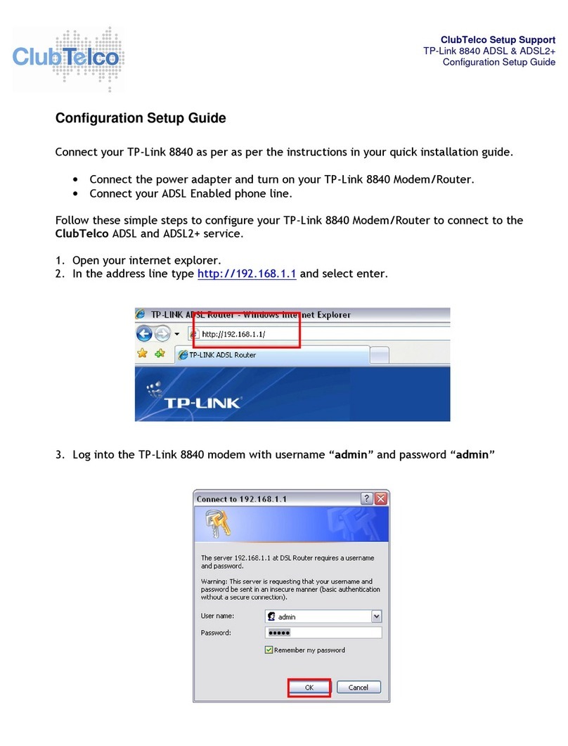 TP-Link 8840 User manual