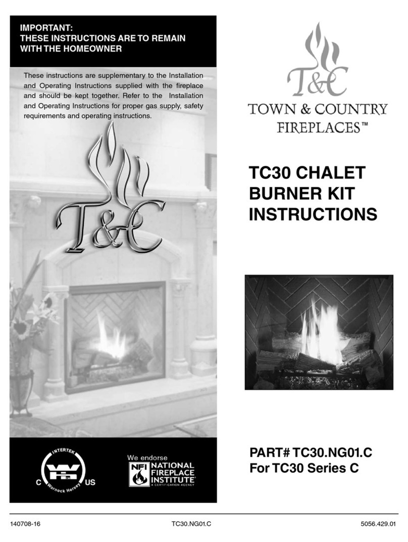 T&C TC30 Instructions for intallation