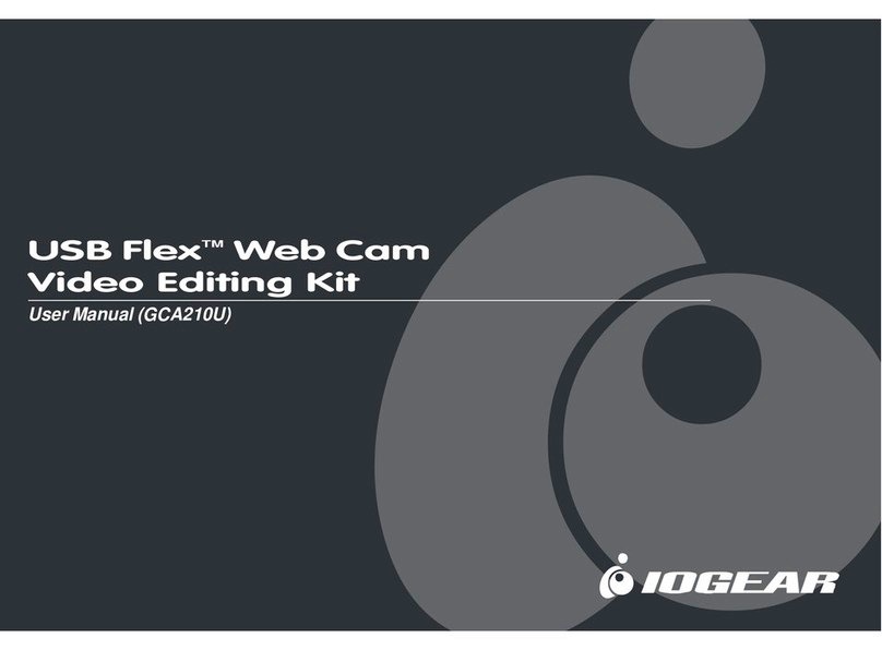 IOGear USB Flex Web CamVideo Editing Kit user manual