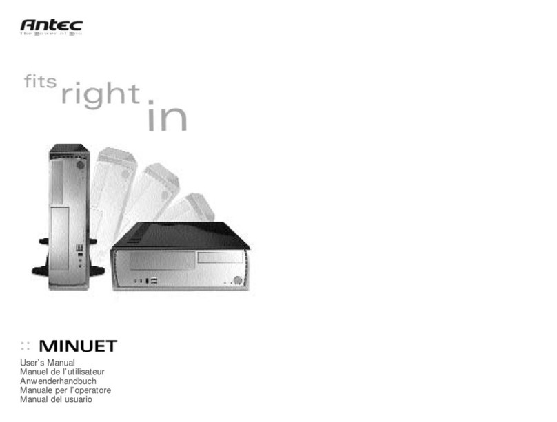 Antec Minuet User manual
