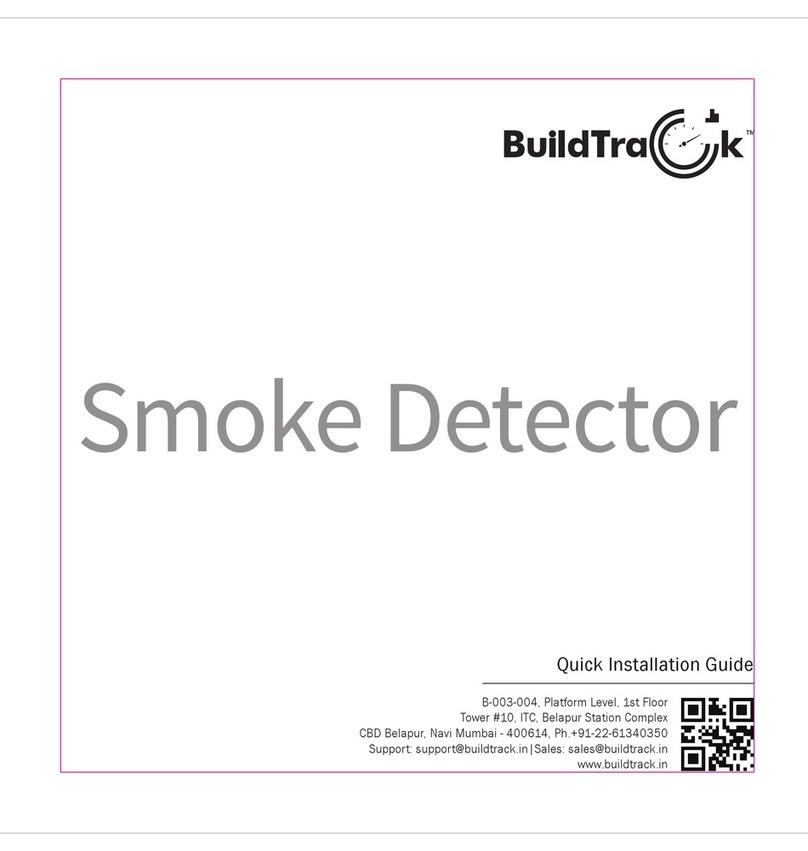 BuildTrack Smoke Detector Quick installation guide BuildTrack Smoke Detector Quick installation guide