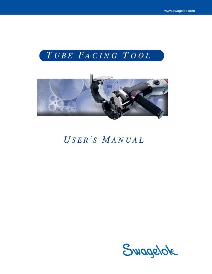 Swagelok TUBE FACING TOOL user manual