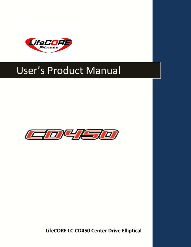 LifeCore Fitness LC-CD450 User's product manual